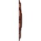 Ekena Millwork Deria Ceiling Medallion (Fits Canopies up to 6"), Hand-Painted Antique Copper, 20 1/4"OD x 1 1/2"P CM20DRACS - alternate 2